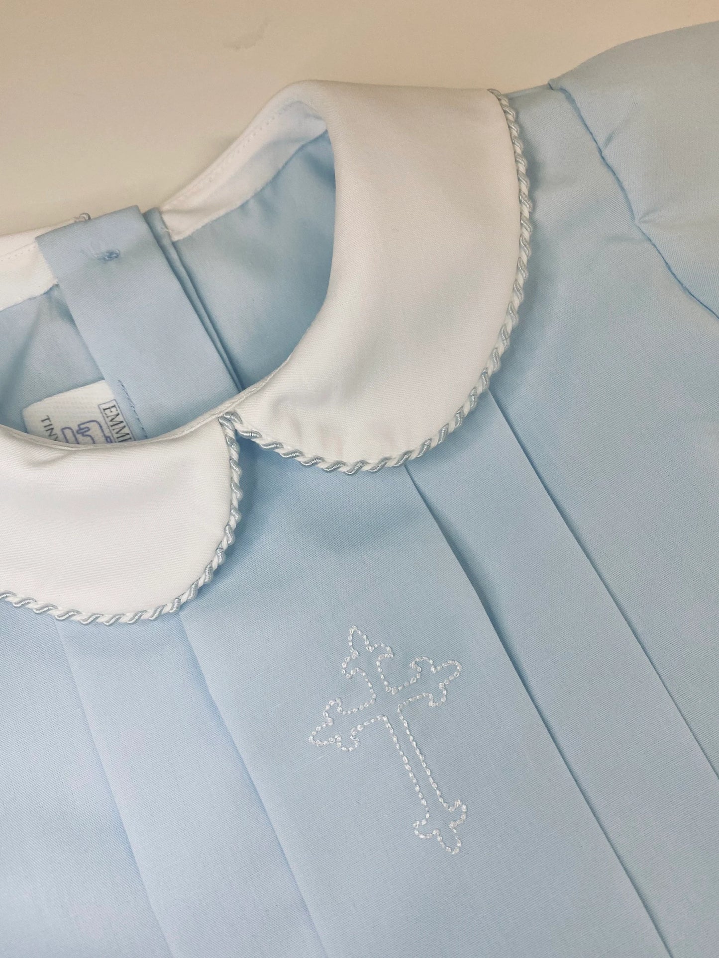 Baby Boy's Bubble Suit, Made to Order, Sizes 3 months to 24 months, Baptism, Baby Dedication, Photo Shoot