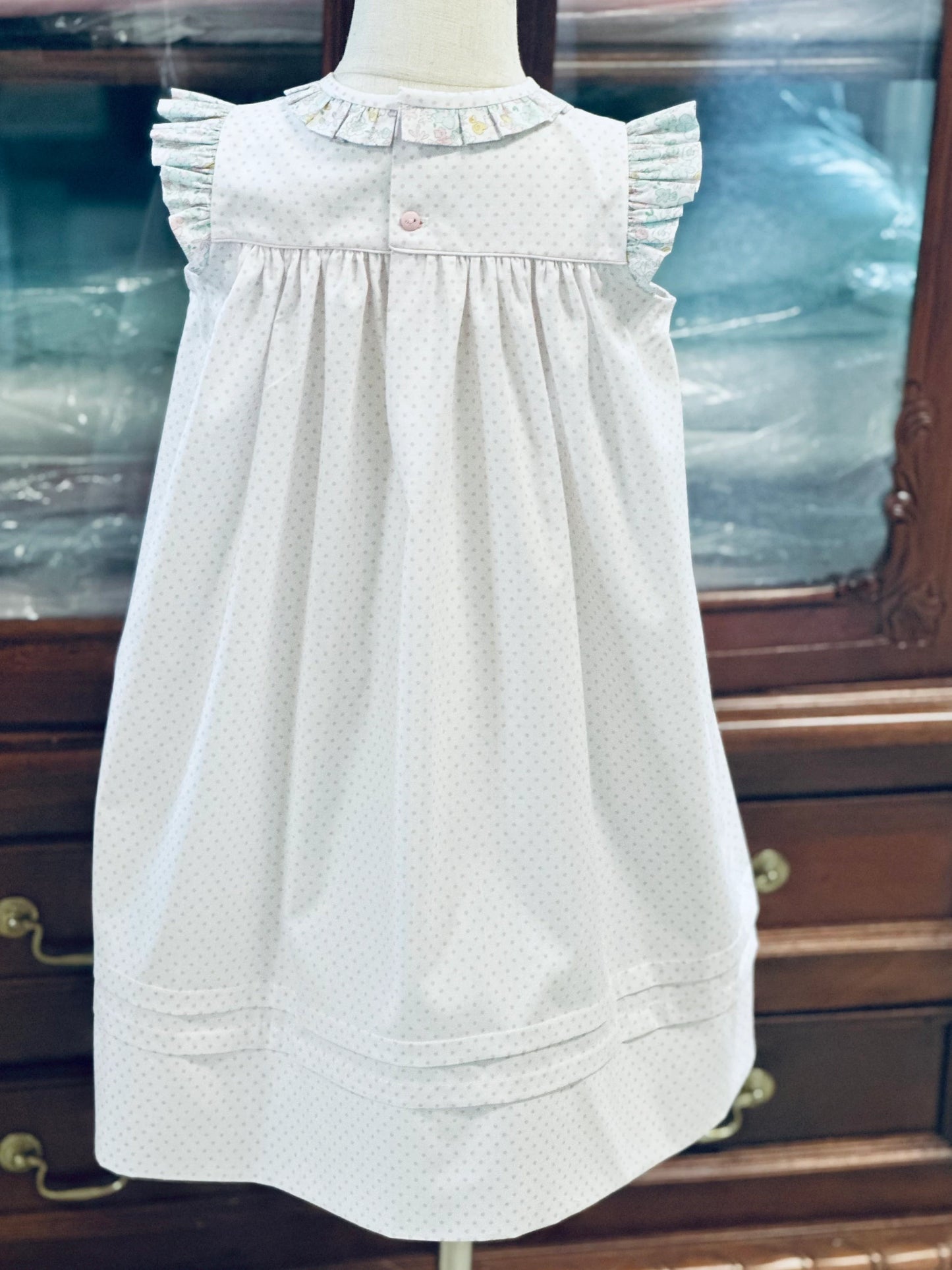 Lily's Polk-A-Dots in Pink Dress, Girl's Easter Dress
